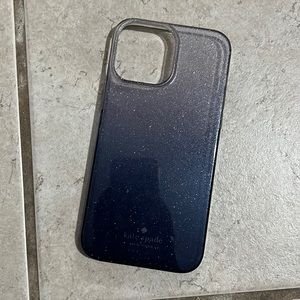 Blue glitter iphone 12/13 pro MAX case